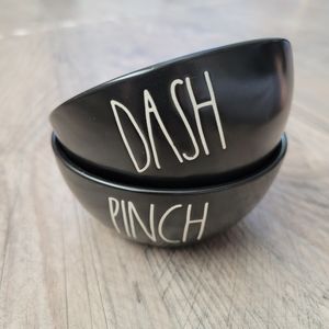 Rae Dunn Mini Seasoning Bowls Set of 2 Black
